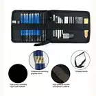 33PC Professional Drawing Artist Kit Tool Pencils and Sketch Charcoal Art & Bag
