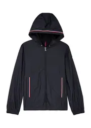Moncler Kids Granduc Hooded Shell Jacket - Navy - 14A (14 Years) 14A (14 years)