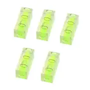 5/10Pcs Mini Spirit Square Bubble Level Protractor Precision Level Cylinder Leve