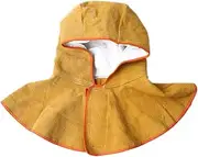 Sand Blasting Protective Hood,Cowhide Split Leather Full Face Welding Hood Mask Anti-Dust Equipment, 1 Pc Sand Proof Wear Cloak Neck Shoulder Drape Hat, Industrial Dust Shawl Masks Helmet