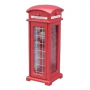 Phone Booth Model Micro Landscape Souvenir Gift Model Box Dollhouse Decoration