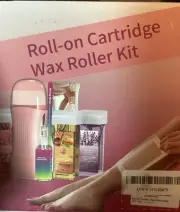 Roll on Cartridge Wax Depilatory Heater Roller Kit Honey & Lavender