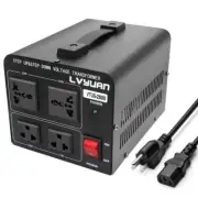 Lvyuan Black Step Up And Step Down Voltage Transformer Model VTUS-2000