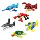 0315 百變海洋動物積木 立體動物益智組合玩具扭蛋積木 親子同樂桌上小物