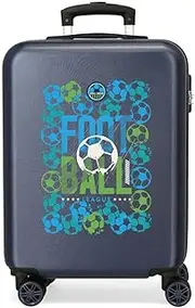 Joumma Roll Road GOL Cabin Suitcase Blue 38 x 55 x 20 cm Rigid 2 kg Combination Lock Side ABS 2 kg 35L Hand Luggage, Blue, One Size, Cabin Suitcase