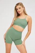 Green Bralette Seamless - Size XS, Women's Bralette