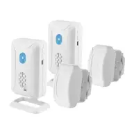 Waterproof Motion Sensor Door Bell Ding Dong Chime Alert Detector Gate Entry 2pk