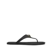 [Versace] Versace Alia Flat Sandals 36 IT BLACK