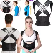 3XL Adjustable Posture Corrector Low Back Support Shoulder Brace Belt Women Men