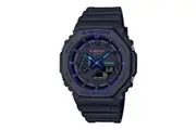 Casio G-Shock GA-2100VB-1ADR Mens Black Blue Analogue Digital Watch Resin 200M