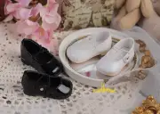 1/4MSD BJD Flat Shoes Little PU Leather Boat Shoes White / Black / Pink / Red