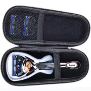 Hard EVA Razor Travel Case for Mens Razor Gillette Mach Fusion ProGlide - Mes