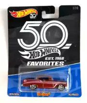 Hot Wheels Favorites 56 Chevy Diecast Car 50th Anniversary Diecast NEW