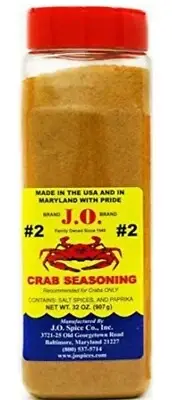 J.O. Crab Seasoning #2 32 Ounce Not Old Bay Exp 11/2025