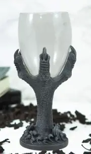 Alchemy Magic Gothic Dragon Claws 8oz Wine Glass Goblet Chalice Cup Serveware