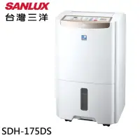 在飛比找momo購物網優惠-【SANLUX 台灣三洋】17.5L 一級空氣清淨除濕機(S