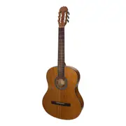Sanchez Full Size Student Acoustic-Electric Classical Guitar with Pickup and Gig Bag (Koa)