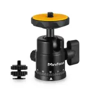 Mini Ball Head PanoramicTripod Head for DSLR Camera Camcorder Monitor Smartphone