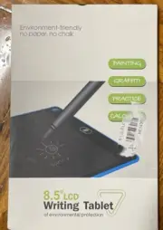 Environment-friendly no paper no chalk 8.5"Lcd Writing tablet. No Battery
