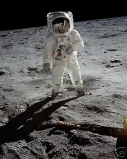 Buzz Aldrin Moon Landing NASA Armstrong 11 x 14 Poster Picture Photo