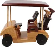 Generic Vintage Car Model Handmade Wooden Antique Vehicle Ornament for Desktop and Bookshelf Decoration for Car Enthusiasts Rustic Home Decor