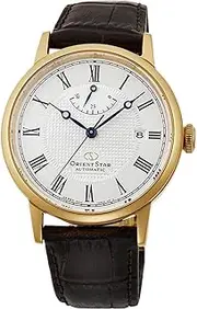 [ORIENT] Star Automatic White Dial Brown Leather Men's Watch RE-AU0001S00B
