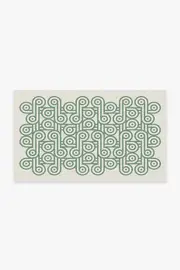 90' x 150' | Machine Washable Runner Rug | Kid & Pet Friendly | Indoor Rug | Jonathan Adler Pompidou Jade Tufted Rug | Ruggable