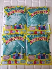 VTG Lot of 4 The Cool Stretchy Book Cover (Binder Textbook Wrap Tie-Dye Pattern)
