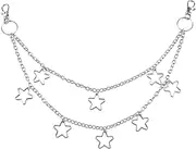 [OEHEDOU] Pants Chain Wallet Chains Bag Charms For Women Jean Chain Wallet Chain Hip Hop Pocket Chain Handbag Bag Chain Charm Purse Accessories Purse Strap Belt Chain For Pants Waist Belly Chains,