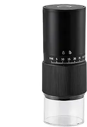 Electric Coffee Grinder - 200ml Manual Conical Burr Coffee Grinder | Coffee Bean Grinder Manual | Adjustable Coffee Maker Grinder | Rechargeable Coffee Grinders For Home Use, Coffee Grinder For Travel