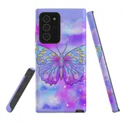 For Samsung Galaxy Note 20 Ultra Case Tough Protective Cover Butterfly Enchanted