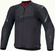 Alpinestars T-GP Plus R V4, textile jacket , color: Black/Black , size: S
