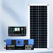 Solar Full Kit 8000W 110V Inverter 200W Solar Panel Home 100A Controller Systkp