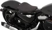 Drag Specialties 0804-0741 Bobber Solo Seat Red Diamond Stitch - 10-22 Sportster