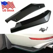 Universal Glossy Black Car Rear Spat Bumper Lip Splitter Diffuser Canard Spoiler (for: Volkswagen)