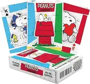 AQUARIUS Peanuts Snoopy Playing Cards Deck - Multi-colored, Poker Size, 2.5 x 3.5 Inch Cards, 100% Officially Licensed, Contains Exclusive Images, Great for Fun and Players Alike, Age 180+