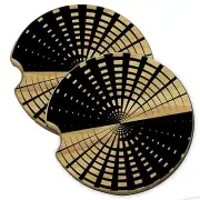 Spy Eye Spy Wood Car Coaster Gift Set fit Car & Truck Cup Holder