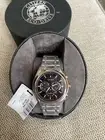 Men's Citizen CA4017-59E Eco-Drive Chronograph Titanium Black Dial Watch