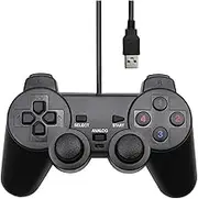 Controller Remote Gamepad USB Wired Controller Game Joystic Gamepad Vibration Joystick For pl&ay&st&at&io&n For WinXP/Win7/Win8/Win10 For PC Computer Laptop(1 pcs Wired Joystic)