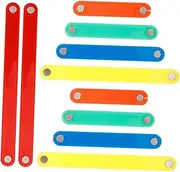 MOLUCKFU and Number Maze Geometric Strips Educational Toys for Kids Learning Building Playset Whiteboard Strips Tiles for Preschool School