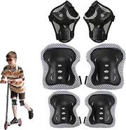 Knee Pads for Kids | Breathable Colorful Skateboard Knee Pads - Flexible Protective Gear for Outdoor Activities Cycling Rollerblading Scootering
