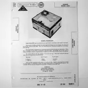 Knight Model 4001 Open Reel Tape Deck Recorder SAMS Photofact ™ 1959 - New NOS