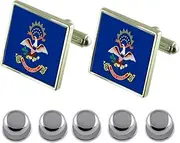 [Select Gifts] Shirt Dress Studs North Dakota Flag Cufflinks