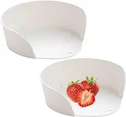 Prep Bowls - 2X Under Chopping Board Bowls,Hangable Meal Containers, Kitchen Gadgets, Cooking Accessories for Home