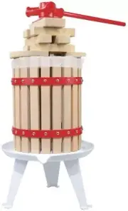 1.6 Gallon Fruit Wine Press Cider Apple Grape Crusher Juice Maker Tool Wood New