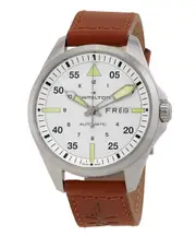 Hamilton Khaki Aviation Pilot Swiss Made Automatic H64635550 100M Mens Watch