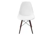 SK Designer Living | Replica Eames DSW Eiffel Chair | White & Walnut