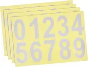 HOMSFOU Reflective Mailbox Number Stickers High Visibility Mailbox Numbers for outside Easy Install