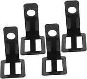 Mobestech 4pcs Motorcycle Light Bracket Motorbike Mounting Bracket Replacement Light Turn Signal Fixing Holder Motorcycle Turn Signal Bracket Rear Turn Signals Brackets Iron Black