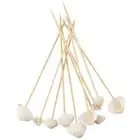 100 pcs Bamboo Shell Bamboo Skewers 4.7 Inch Bamboo Shell Fruit Skewers Fruit